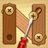 Screw and Nuts: Wood Puzzle