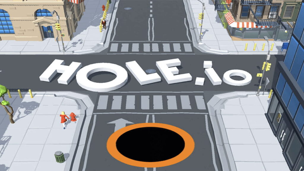 Cover image for the browser game Hole.io.