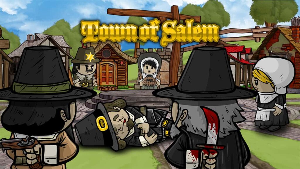 Cover image for the browser game Town of Salem.