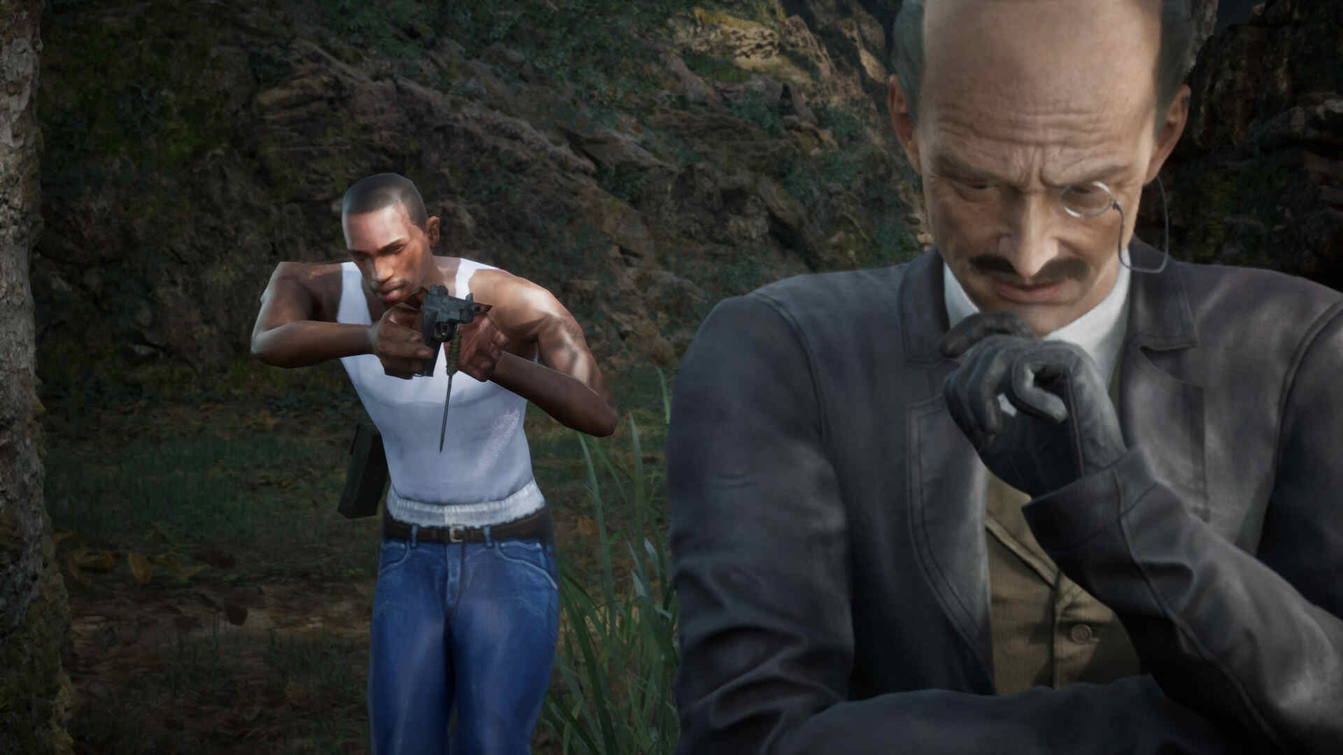 CJ in metal gear solid Delta