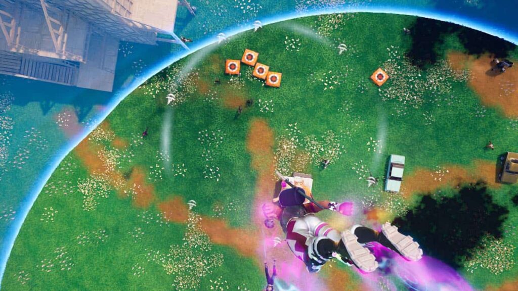 Sparkle Specialist skydiving in Fortnite