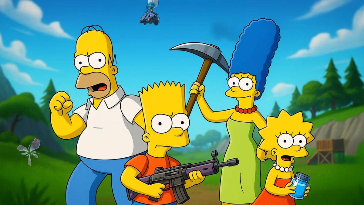 The Simpsons x Fortnite skins and collaboration