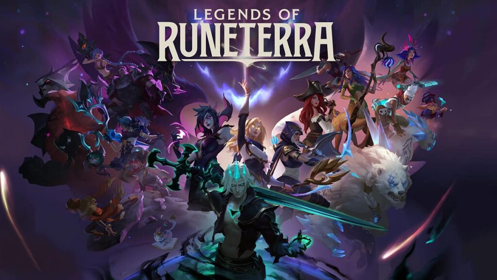 Cover image for the card game Legends of Runeterra.