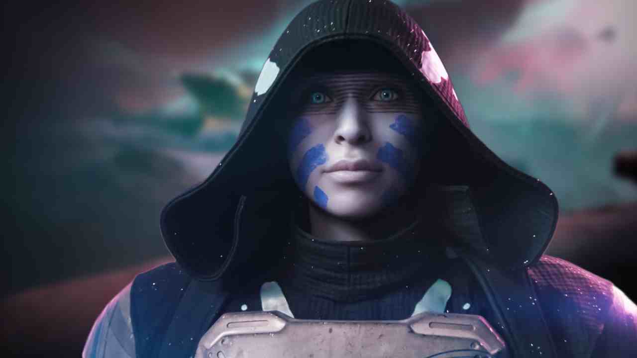 destiny 2 the edge of fate character standing in front of space