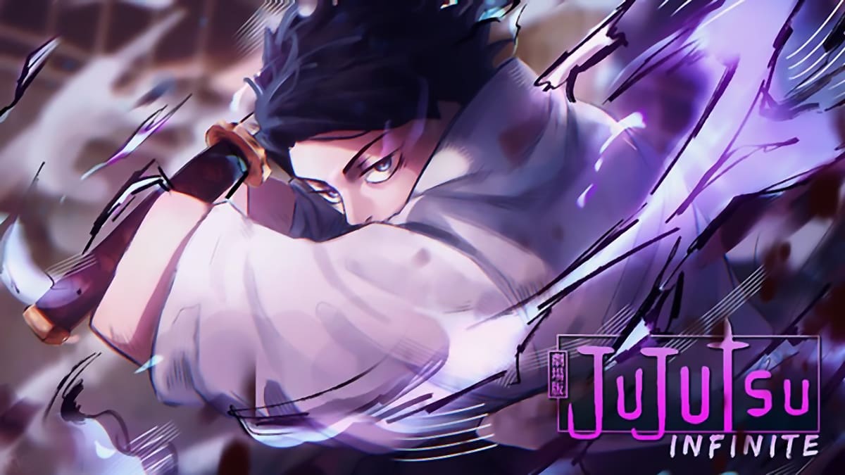 Cover image for Jujutsu Infinite on Roblox, showing a character using the best innate techniques.