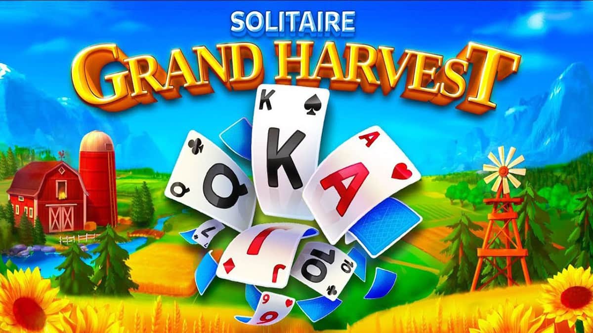 Cover image for the game Solitaire Grand Harvest, featuring the latest free Coins links for players to claim as rewards.
