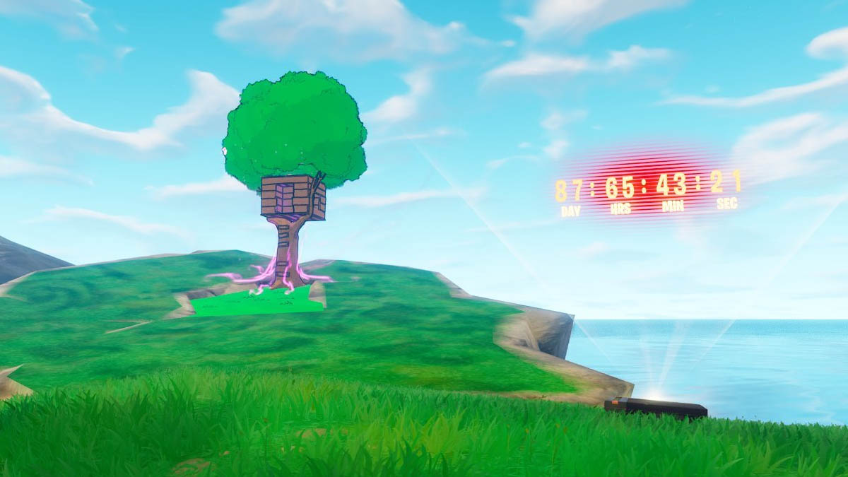 Fortnite x Simpsons live event countdown