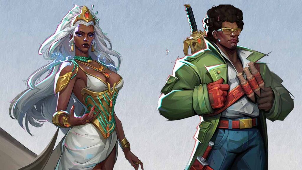 Free Marvel Rivals skins for Storm and Blade