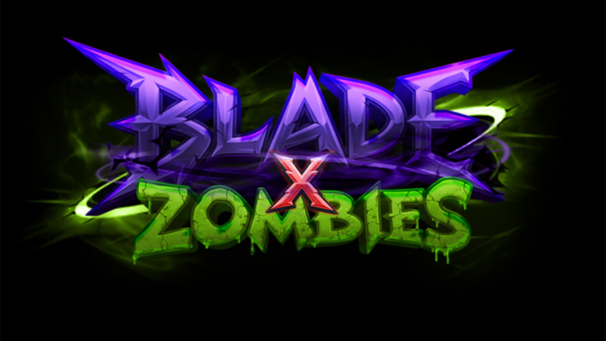 Logo image for the game Blade X Zombies on Roblox.