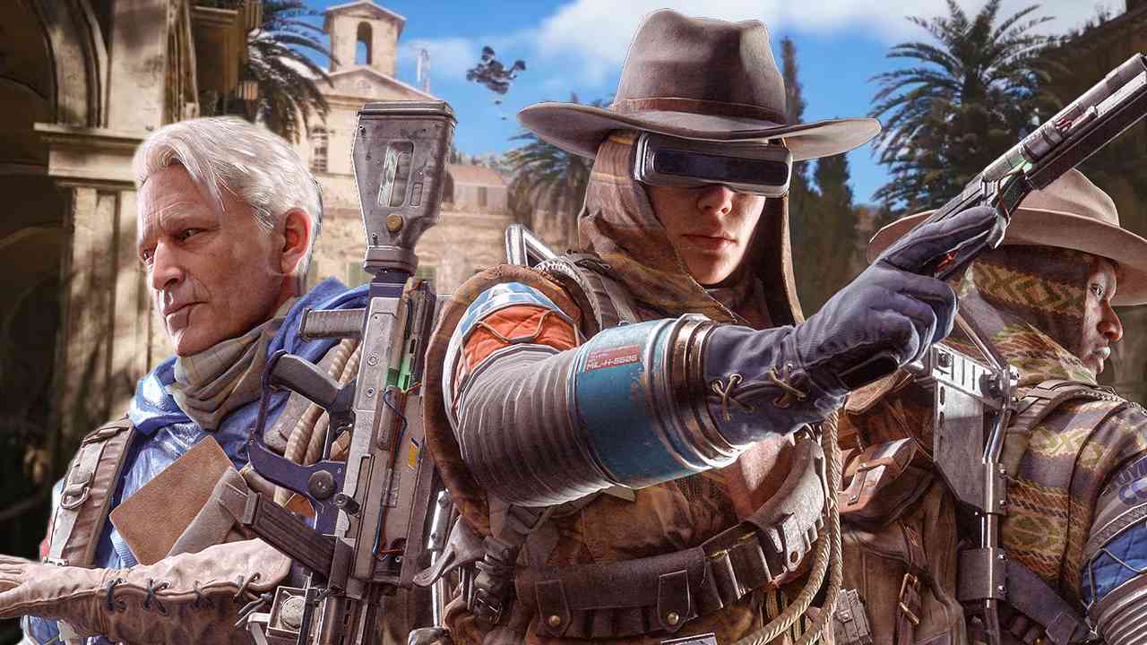 arc raiders characters standing in the buried city