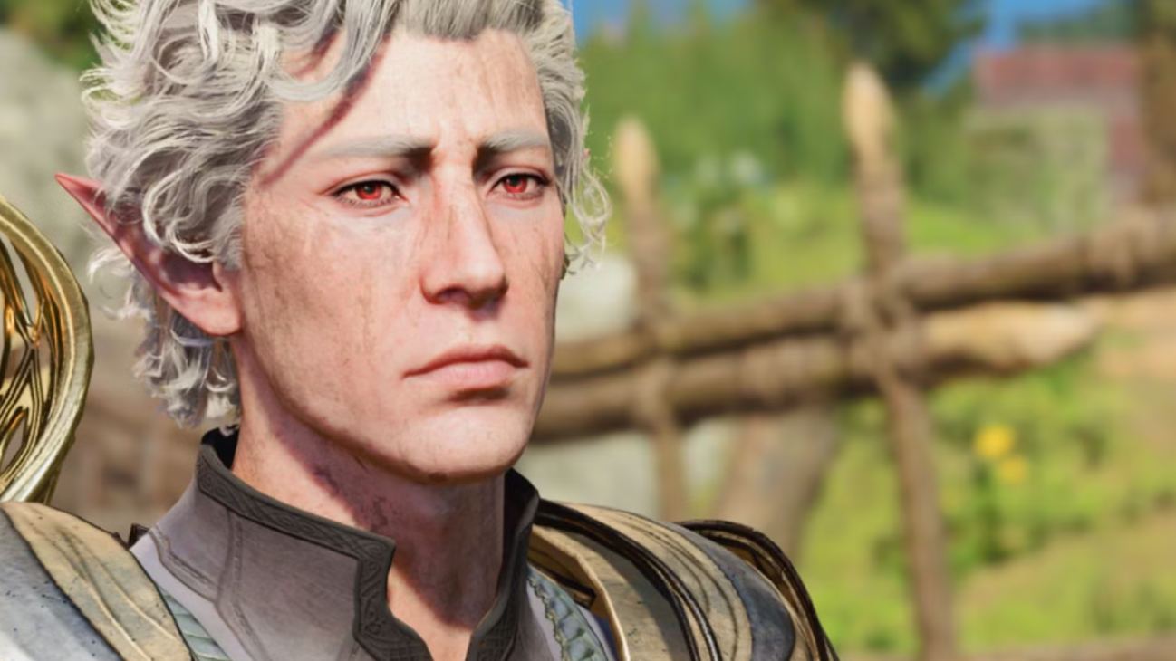 Astarion from Baldur's Gate 3 looking sad