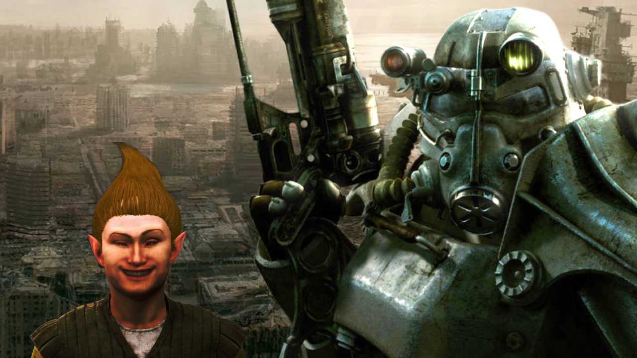 Fallout 3 Rrmastere with Oblivion Remastered's adoring dan