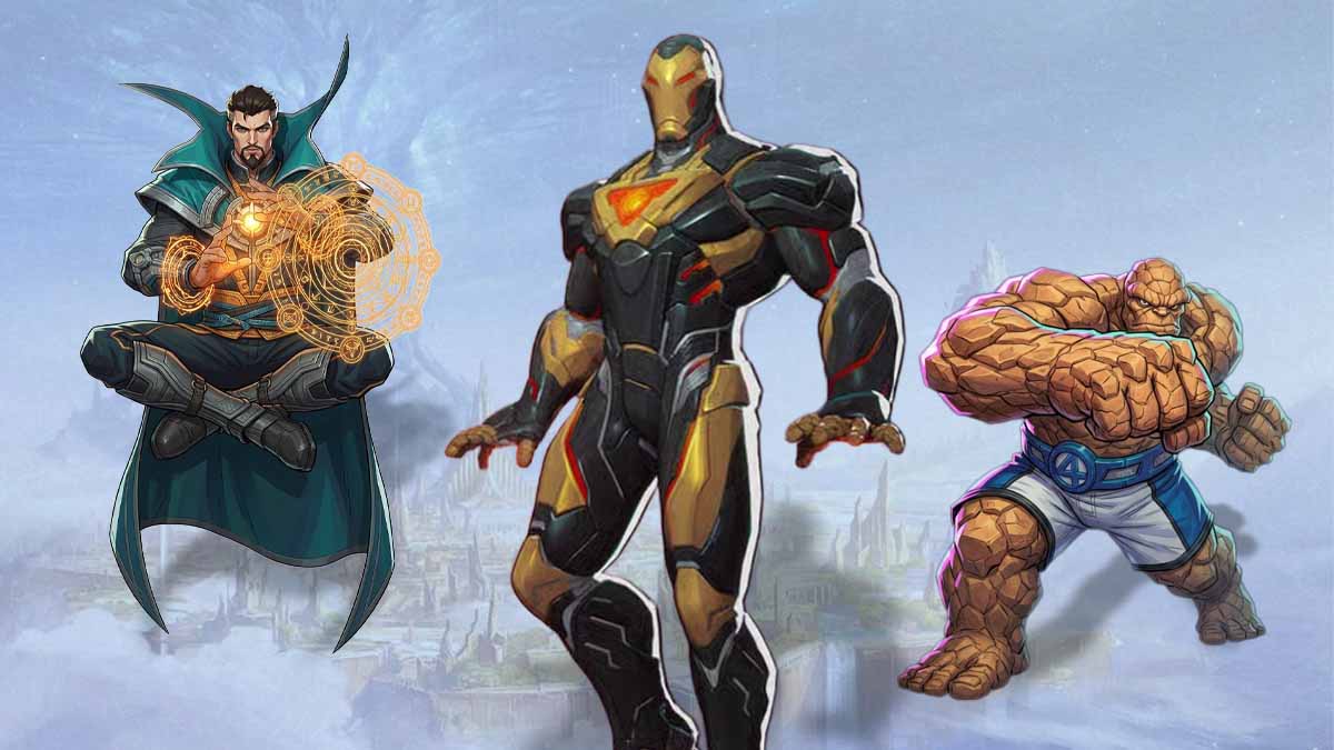 Iron Man and Doctor Strange code skins in Marvel Rivals