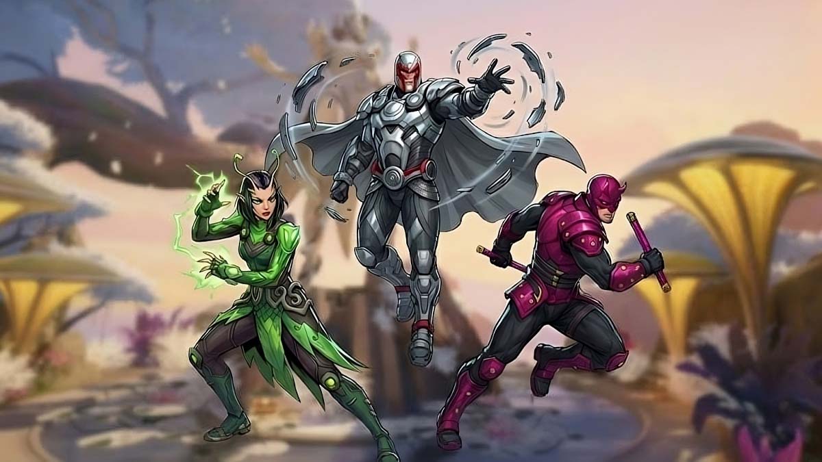 Mantis, Magneto, and Daredevil in Marvel Rivals