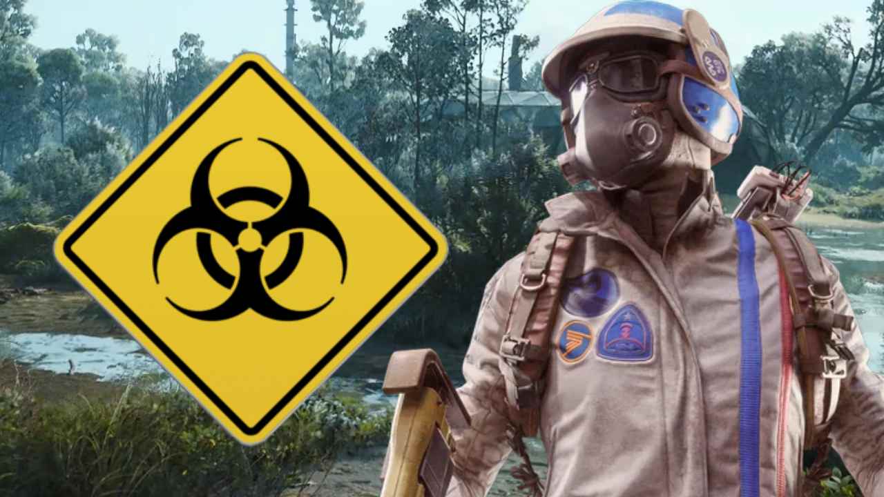 Arc Raiders character standing next to Toxic Swamp