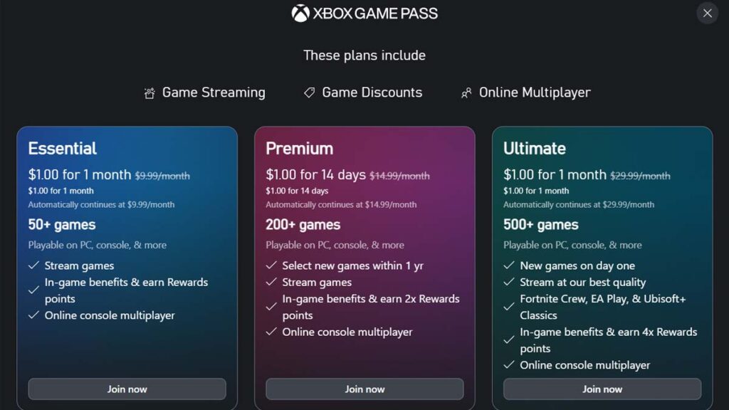 Xbox Game Pass deal for Fortnite Crew