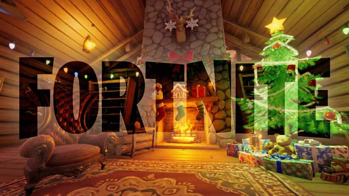 Winterfest cabin in Fortnite