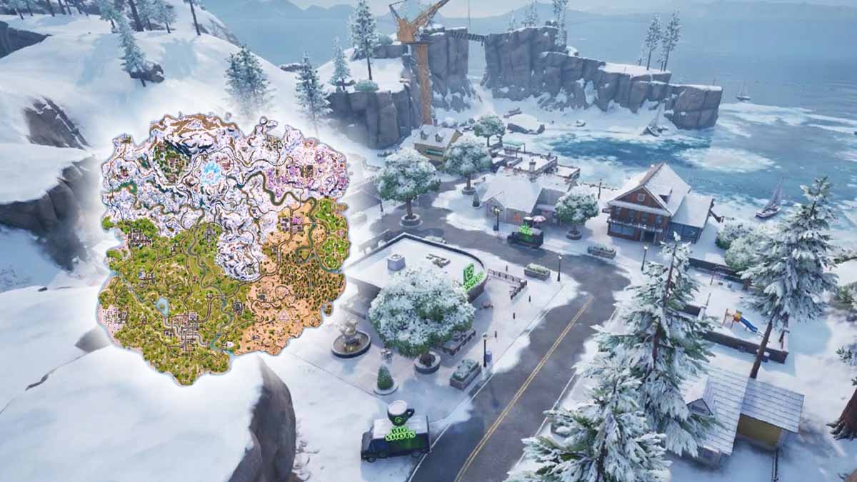 Winterfest 2025 Fortnite map