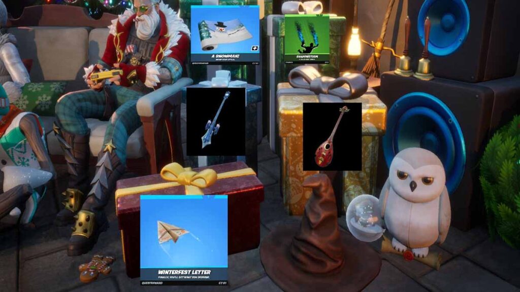 Fortnite Winterfest presents