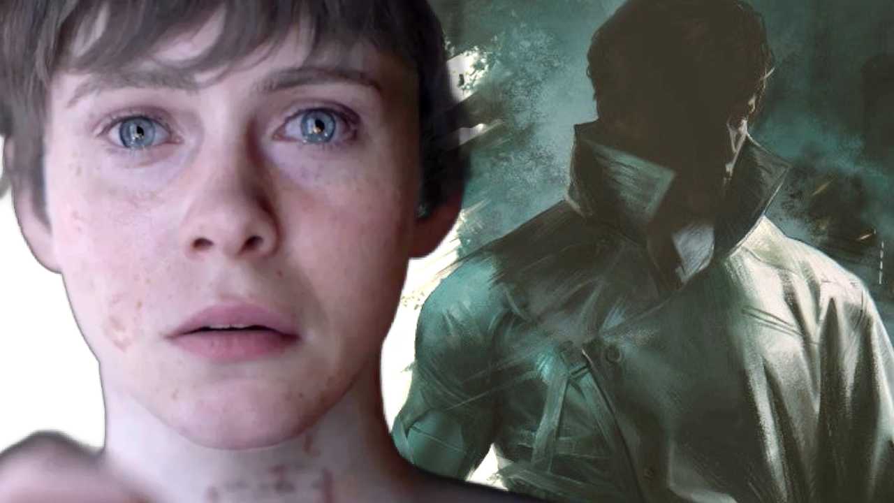 Hideo Kojima's OD game Sophia Lillis next to Phsyint concept art