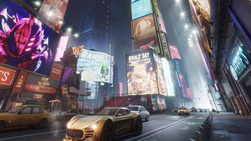 Times Square in Marvel Rivals