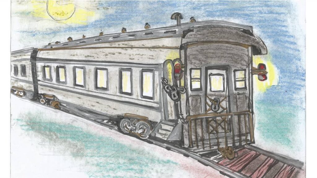 Cover image for the The Midnight Express free browser escape room game.