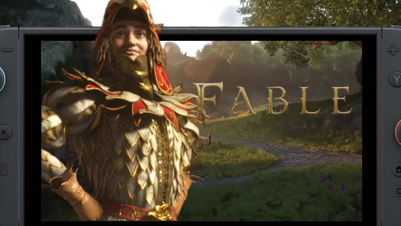 Fable character in a a Nintendo Switch 2
