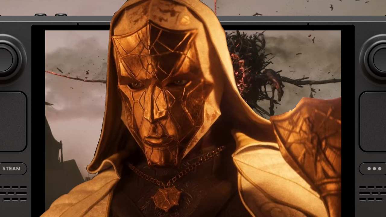 Larian Studios Divinity on a Valve Steam Deck handheld