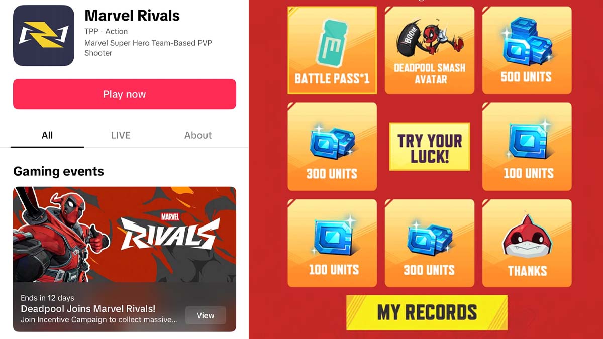 How to get free Marvel Rivals Battle Pass and Units on TikTok - FRVR