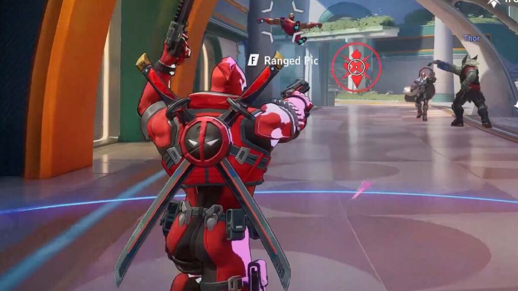 Deadpool gameplay in Marvel Rivals