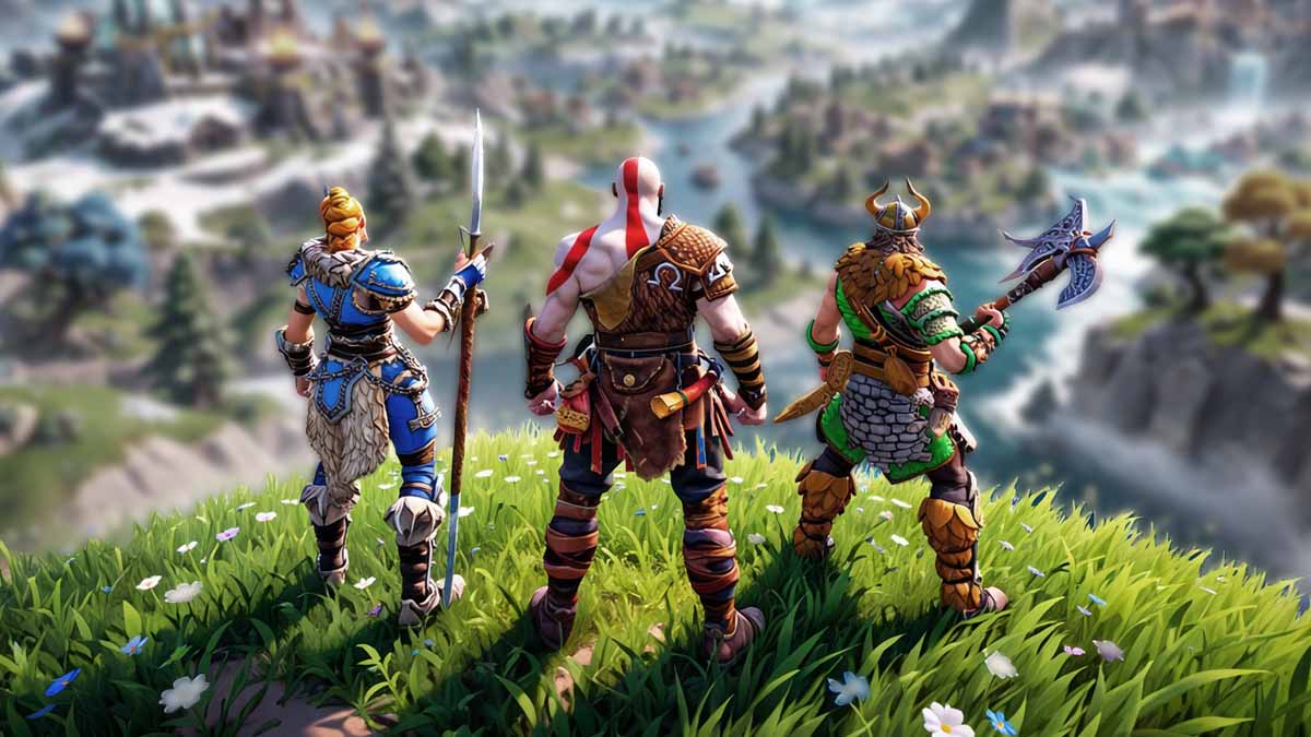 Fortnite Chapter 7 - Season 2 fan art with Kratos