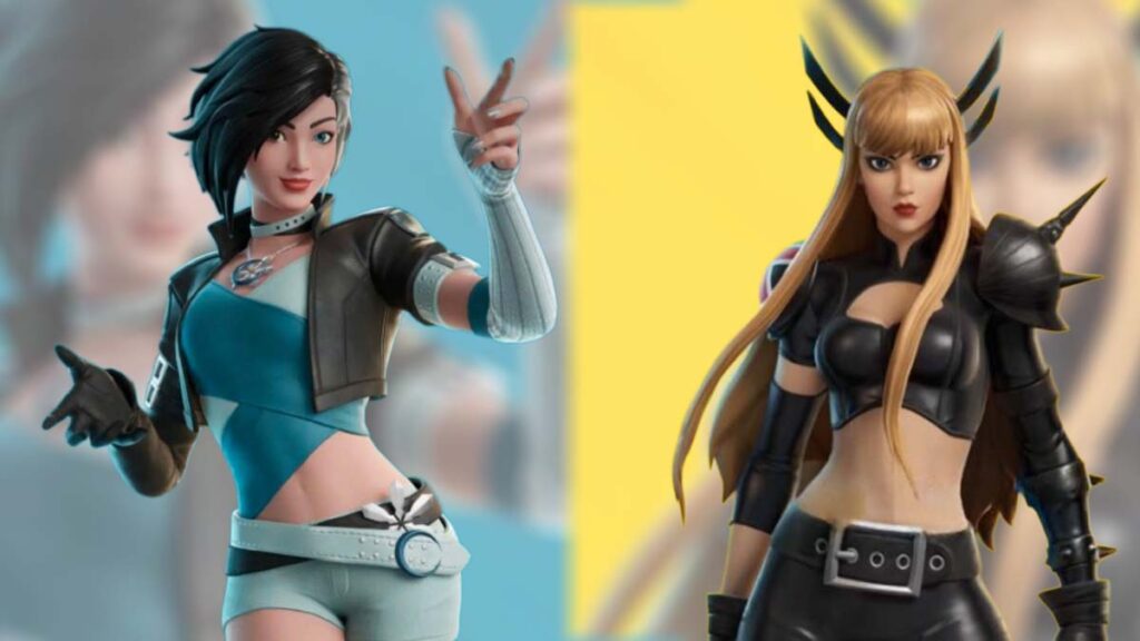 Luna Snow and Magik Fortnite x Marvel RIvals skins
