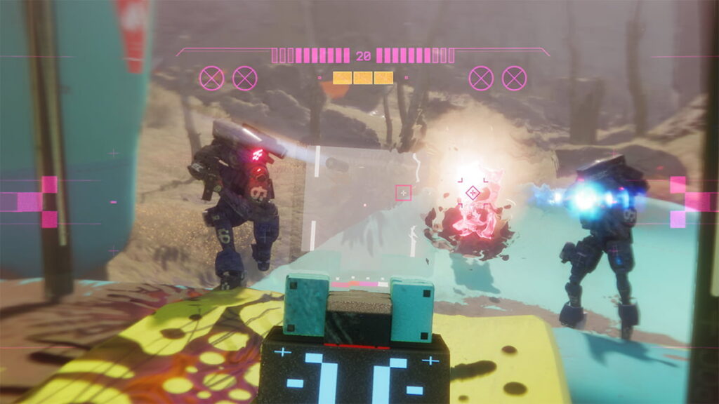Screenshot image showing the gameplay of the upcoming Bungie game, Marathon.