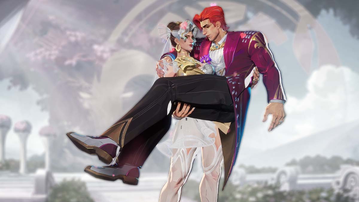 Gambit and Rogue Wedding skins in Marvel Rivals