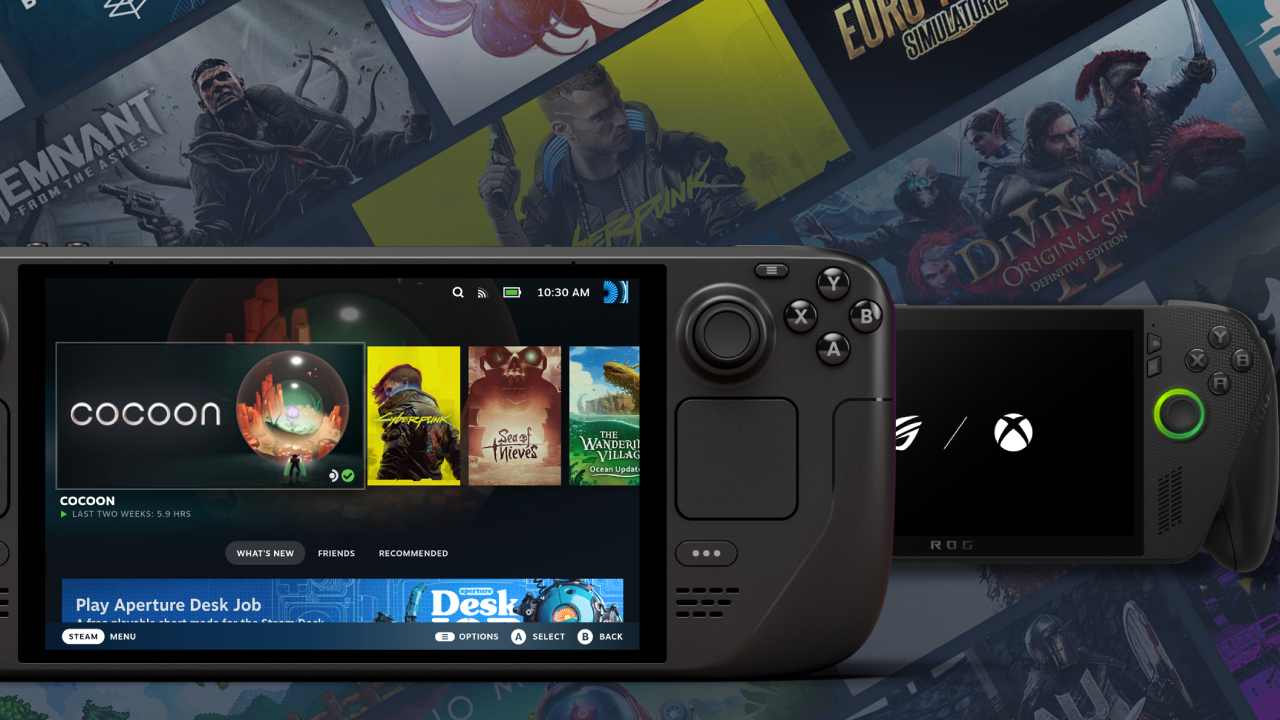 steam deck crushes xbox rog ally x