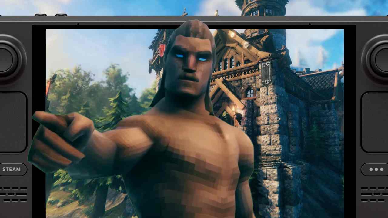 Valheim on a Steam Deck