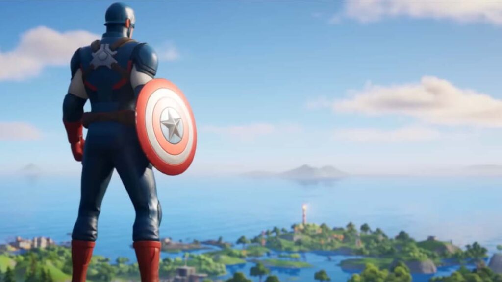 Captain America in Fortnite