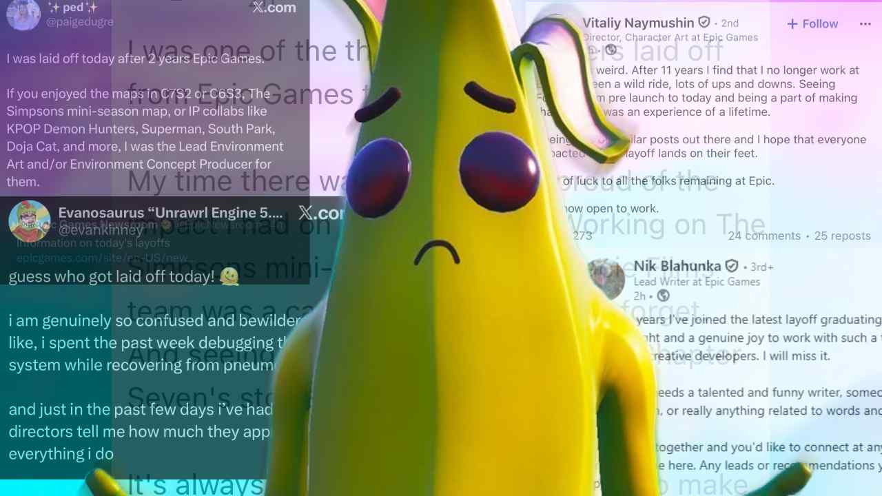 Fortnite producer says no one can "fully understand" the impact Epic's mass  layoffs will have "on the game for the rest of the year and likely beyond -  FRVR