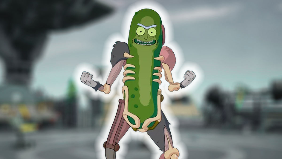Pickle Rick skin in Fortnite