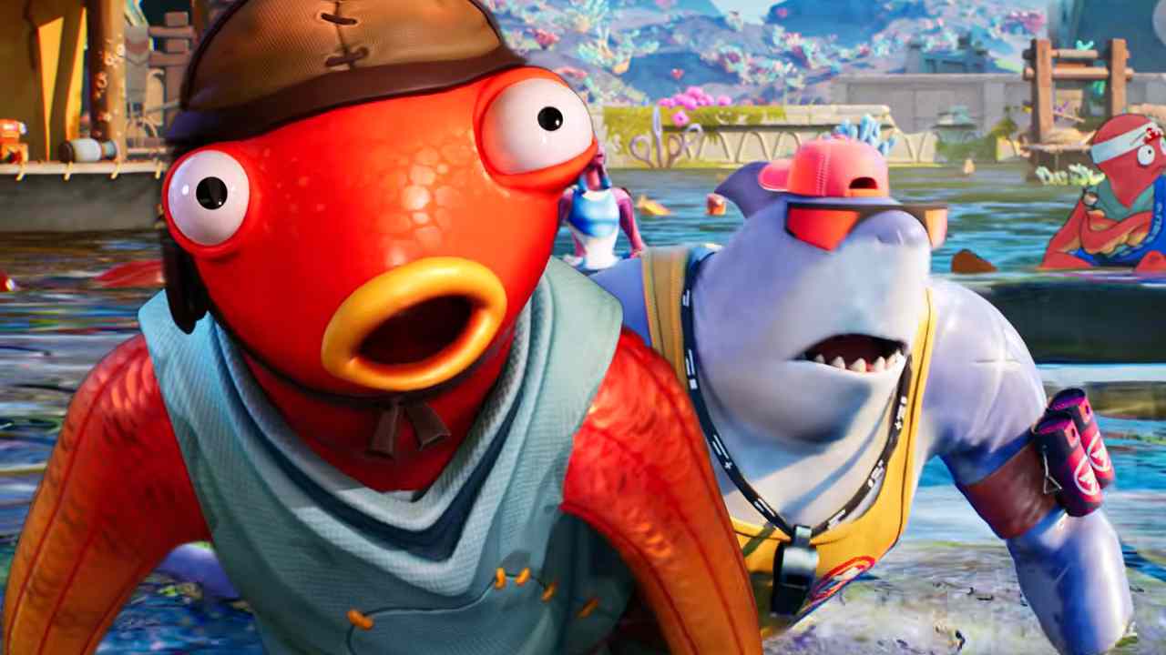 Fortnite Season 2 characters staring in disbelief