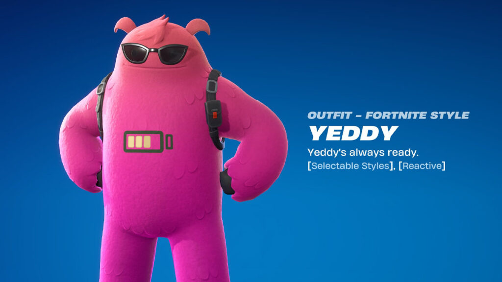Fortnite free Yeddy skin