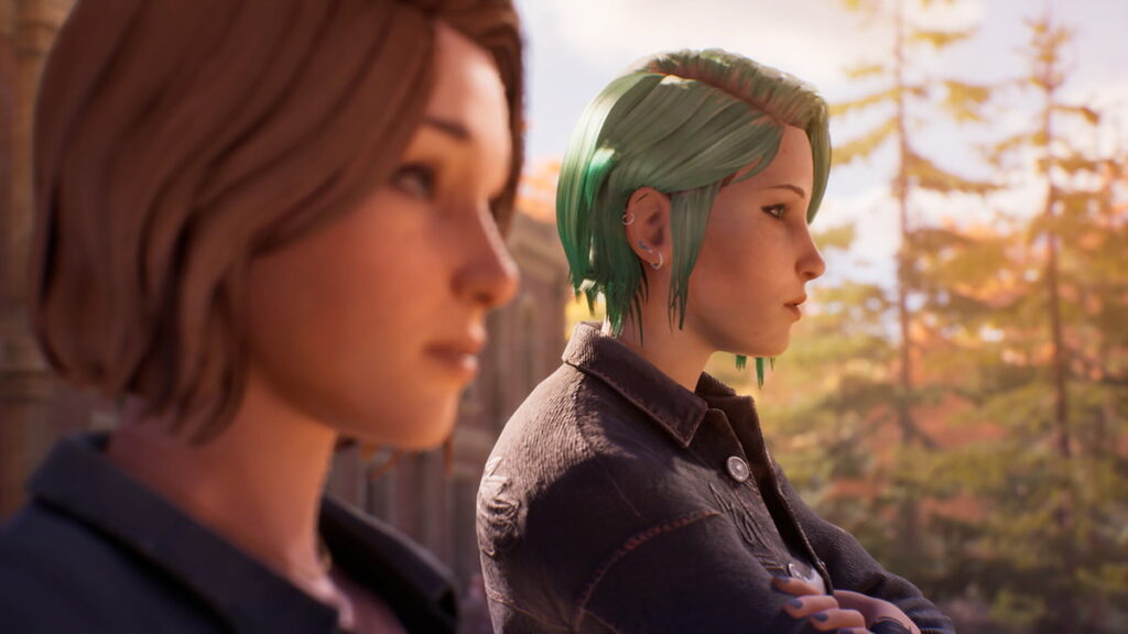 Screenshot image of Chloe and Max from the game Life is Strange: Reunion.