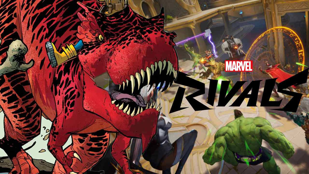 marvel rivals gameplay behind devil dinosaur