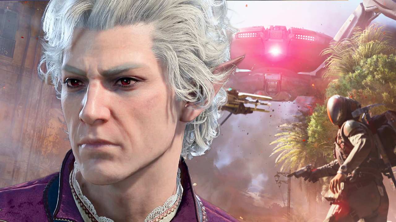 Baldur's Gate 3 Astarion in an Arc Raiders scene