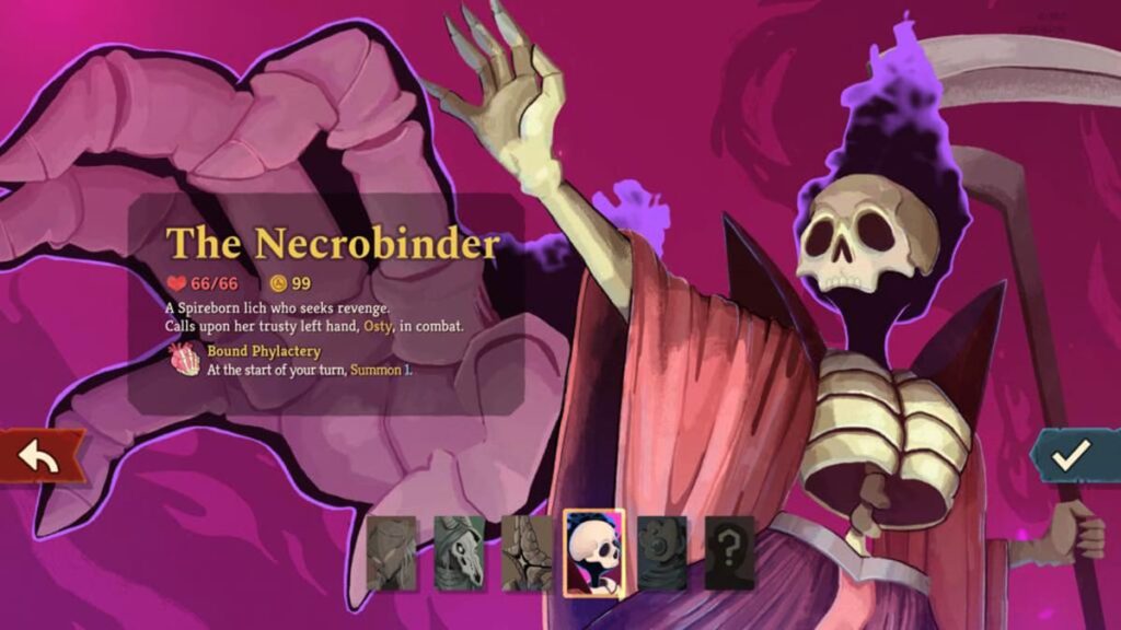 Profile image for the Slay the Spire 2 class The Necrobinder.