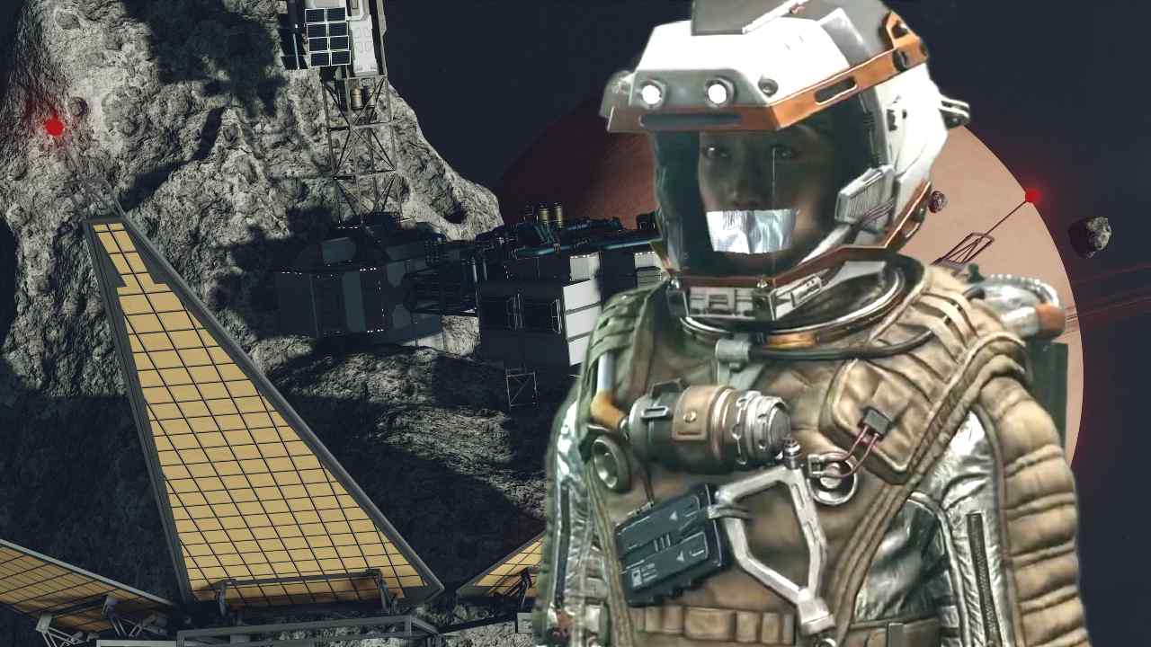 Starfield Free Lanes character standing in front of space station