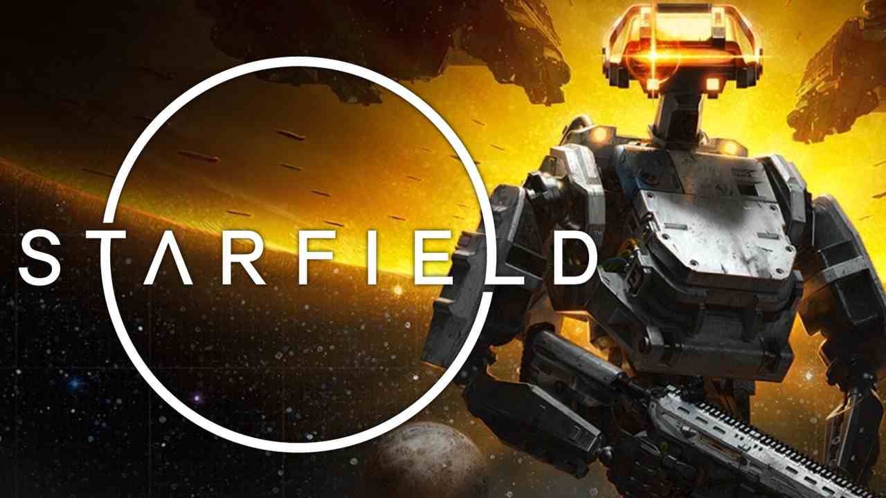 Starfield Terran Armada keyart showing a robot