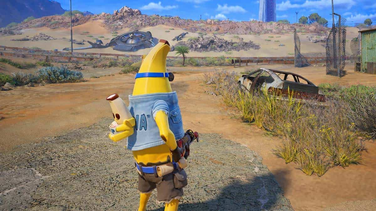 Peely in Fortnite's Arc Raiders game