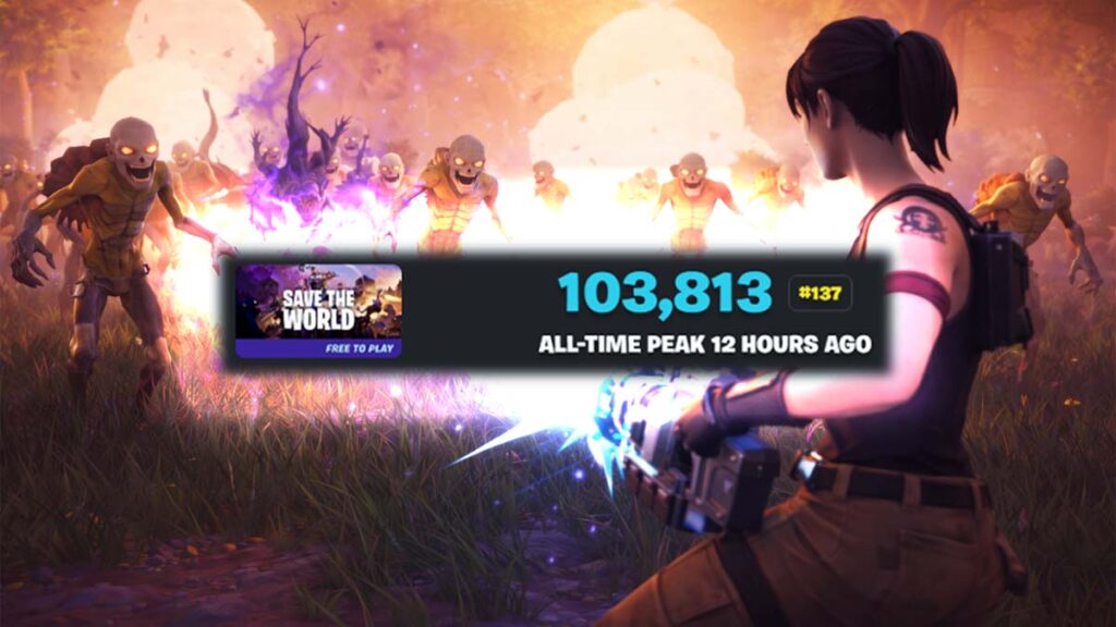 Fortnite Save the World player count
