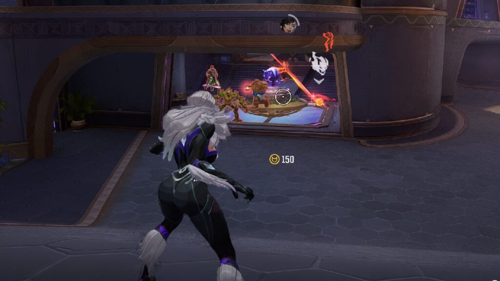 Black Cat using her ability to reveal enemies in Marvel Rivals